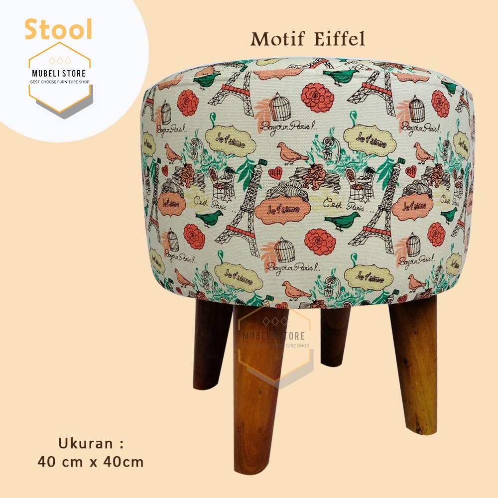 Jual Stool Kursi Sofa Puff Bulat Stool Murah Ukuran X Cm Design Minimalis Murah Elegan