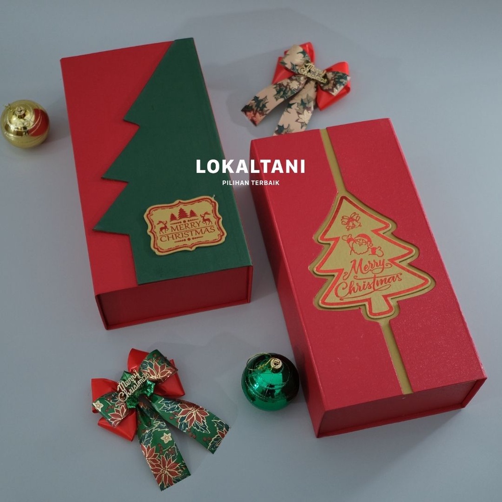 

Box Kue Packaging Natal Christmas Hampers Kotak/ Kotak kado Natal