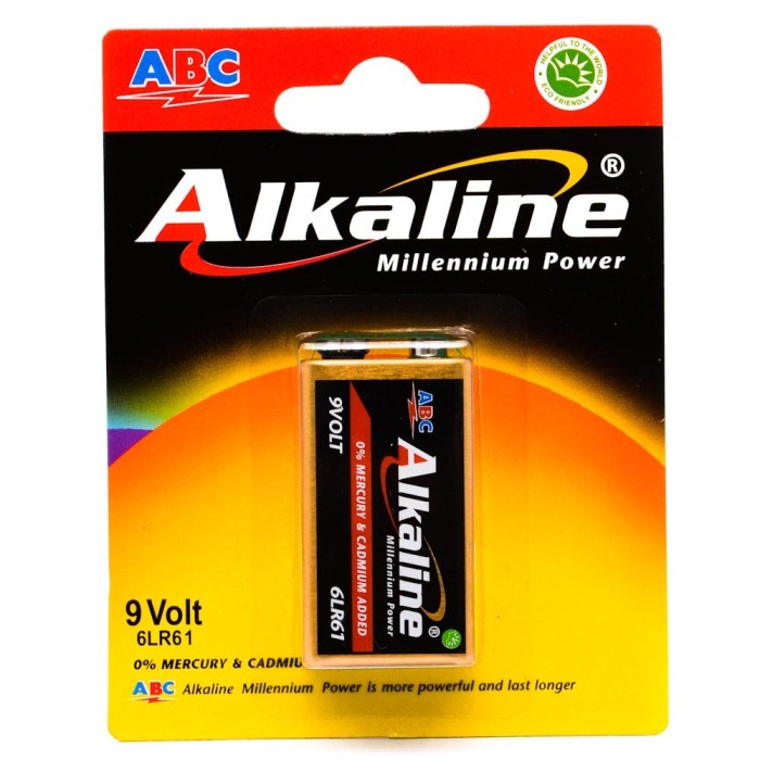 ABC Alkaline Baterai 9Volt 6LR61 (506)