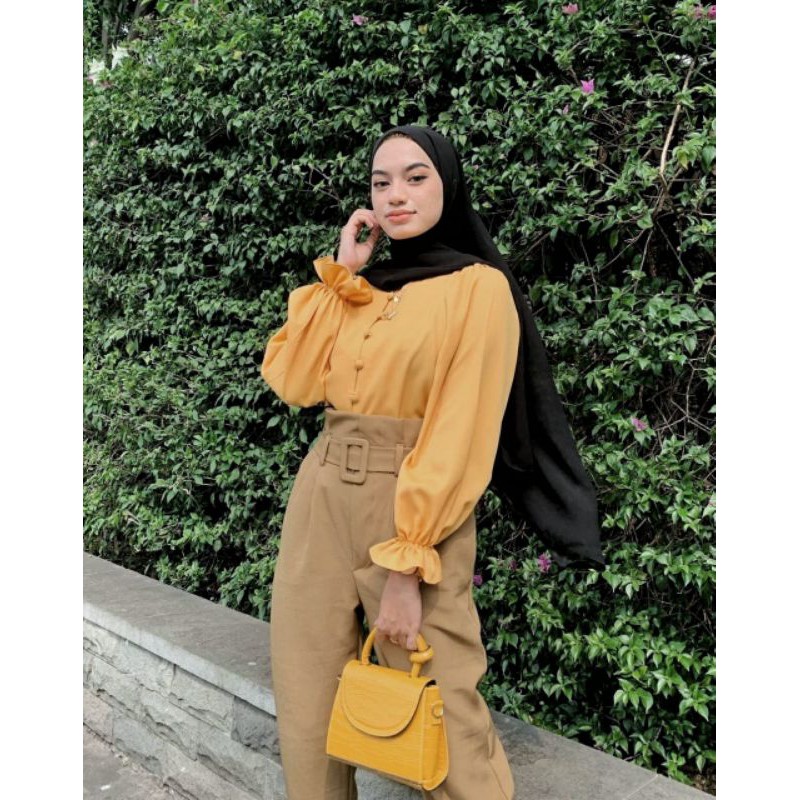 SHEVA TOP / BLOUSE / ATASAN / KEMEJA POLOS