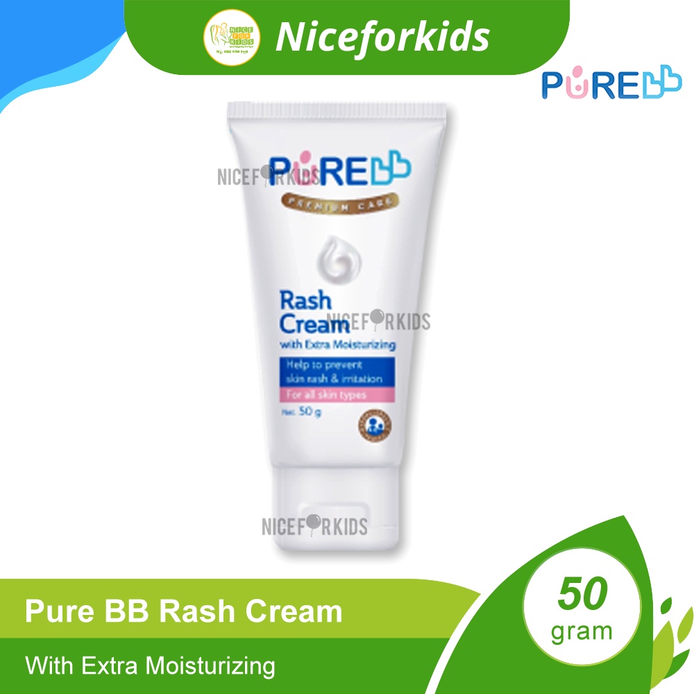 Pure Baby Rash Cream 50gr / Pure BB Krim Ruam Bayi 50gr