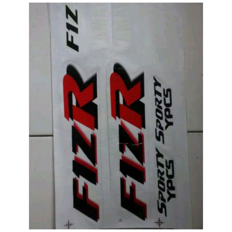 striping Sticker standar lis body yamaha fiz R malboro