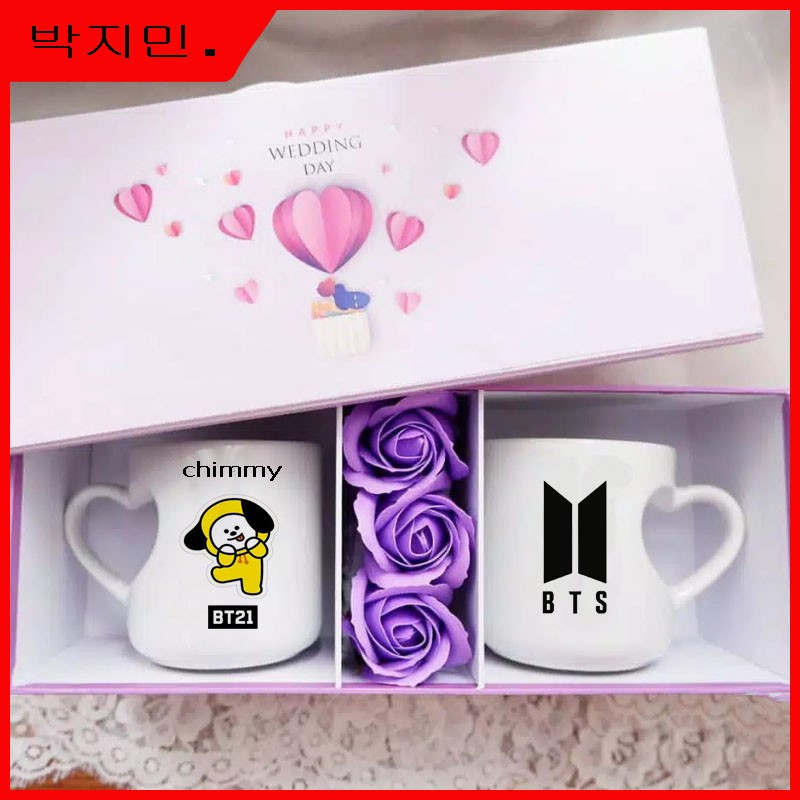 

ASTONE Mug BTS BT21 kado ulang tahun kado cowok hadiah ulang tahun cewek mug kado