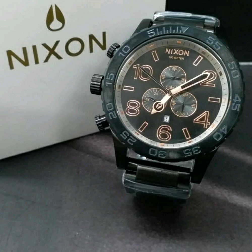 Jam Tangan Pria Nixon Simplify Watch  50mm BMRK 221218 Premium