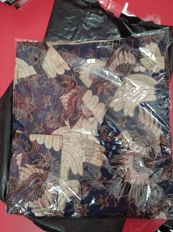 Baju Batik Pria Slimfit Big Size M L Xl Xxl Atasan Kemeja Batik Lengan Panjang Original