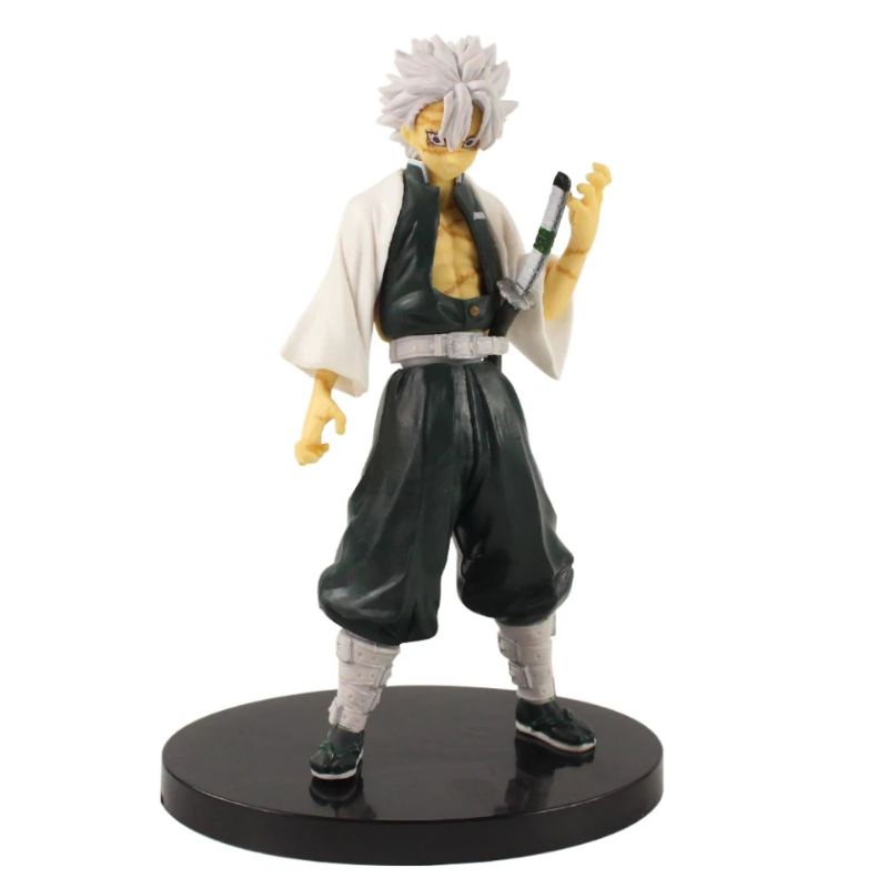 Figure Shinazugawa Sanemi Demon slayer kimetsu no yaiba miniatur pajangan topper