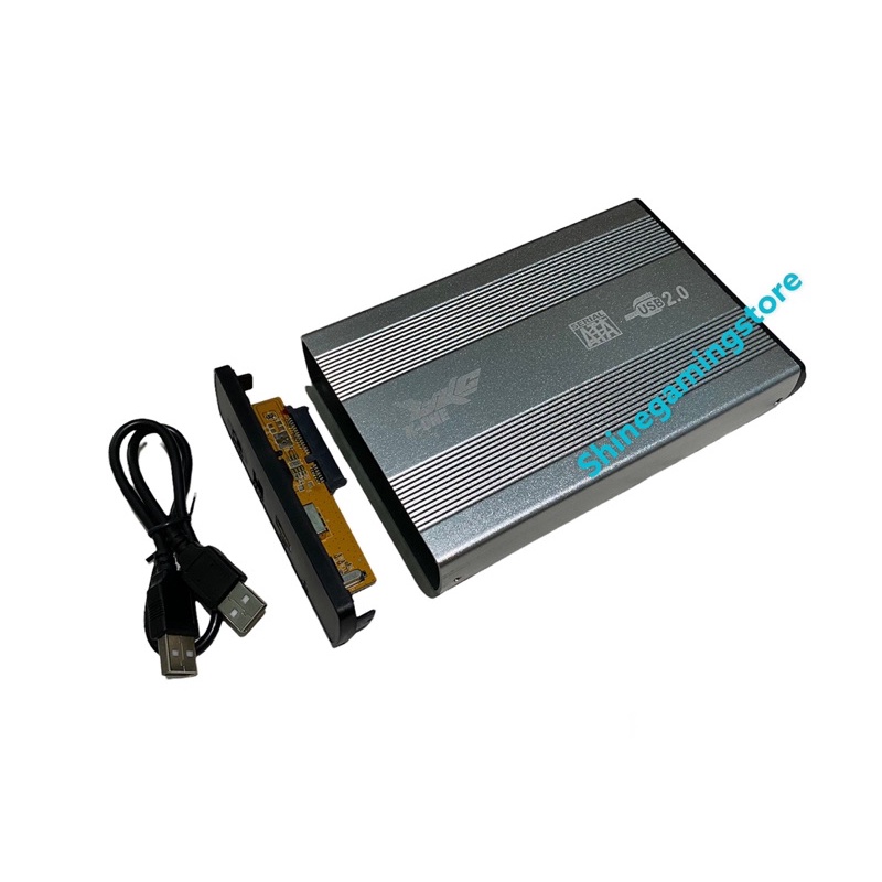 Casing HDD Enclosure K-ONE 3.5 Inch SATA Aluminium