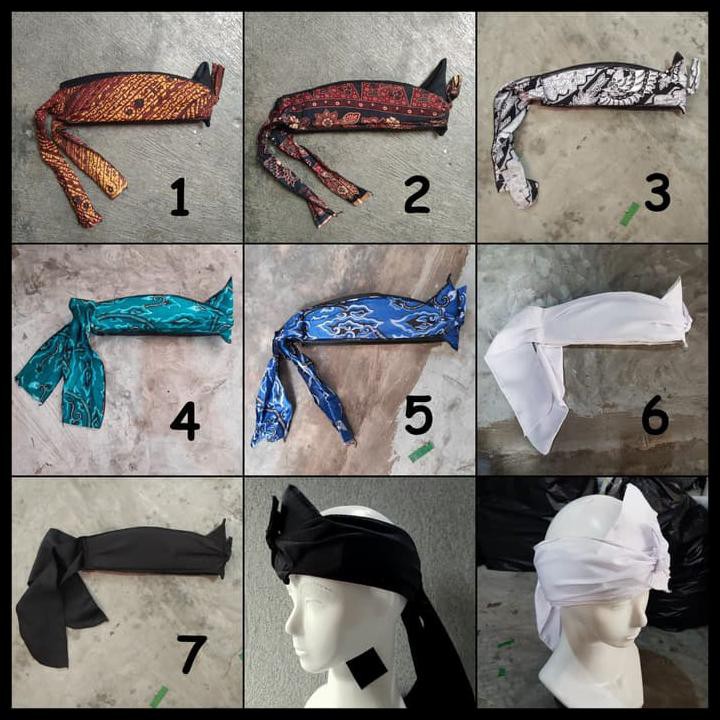 Ikat kepala tradisional batik Sunda IKAT-SUNDA BOLONG BERKUALITAS