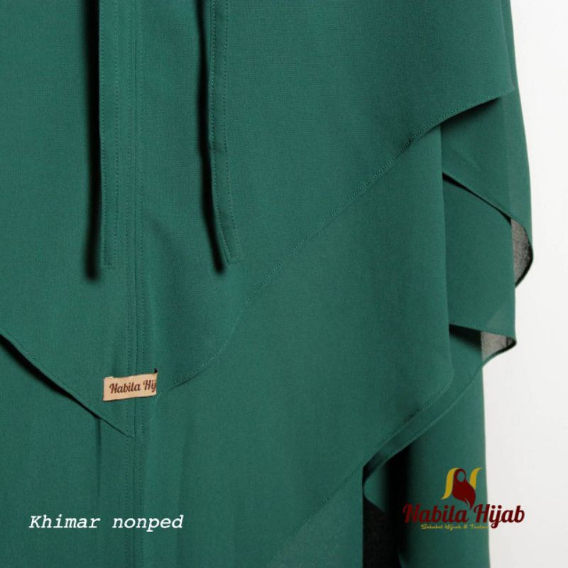 Khimar Ceruty Pad 2 layer