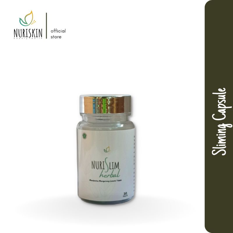 NURISLIM HERBAL BY NURISKIN - PELANGSING BADAN / OBAT DIET PENURUN BERAT BADAN / SLIMING CAPSULE / F