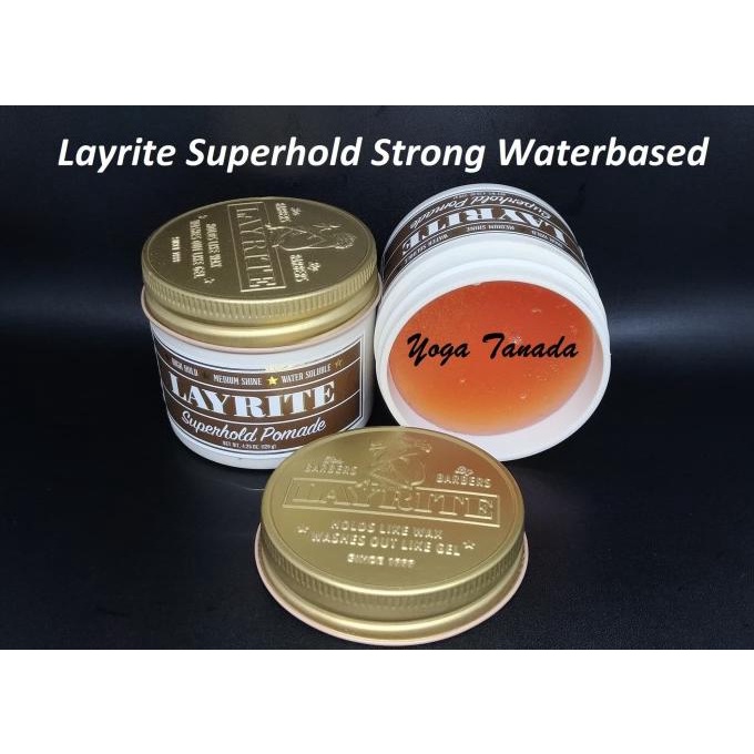 Pomade Layrite Superhold Super Hold Heavy Waterbased (FREE SISIR SAKU)