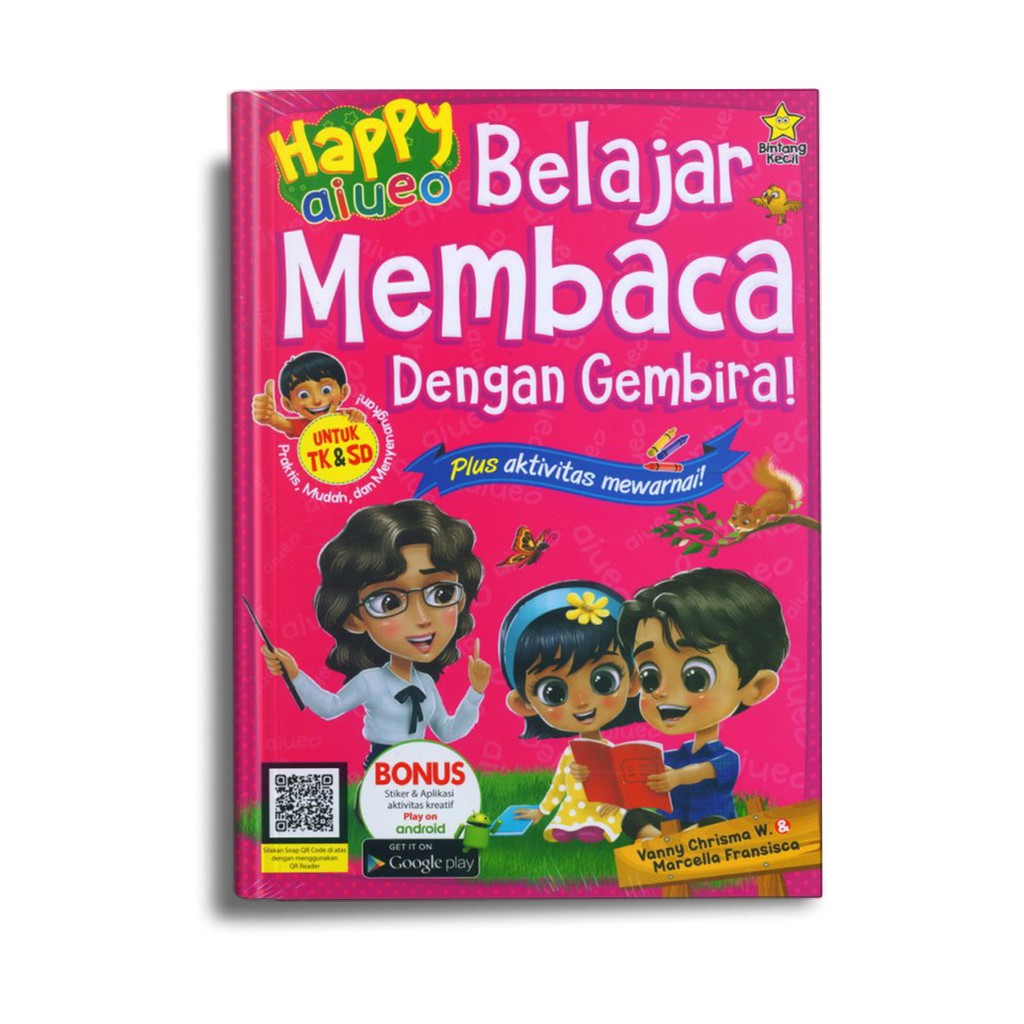 BUKU BELAJAR MEMBACA ANAK HAPPY AIUEO BELAJAR MEMBACA DENGAN GEMBIRA