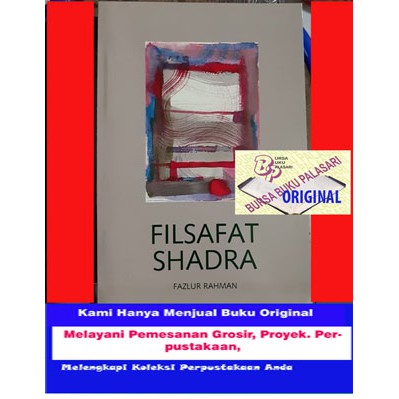 Buku Filsafat Shadra Sadra Fazlur Rahman /Pustaka
