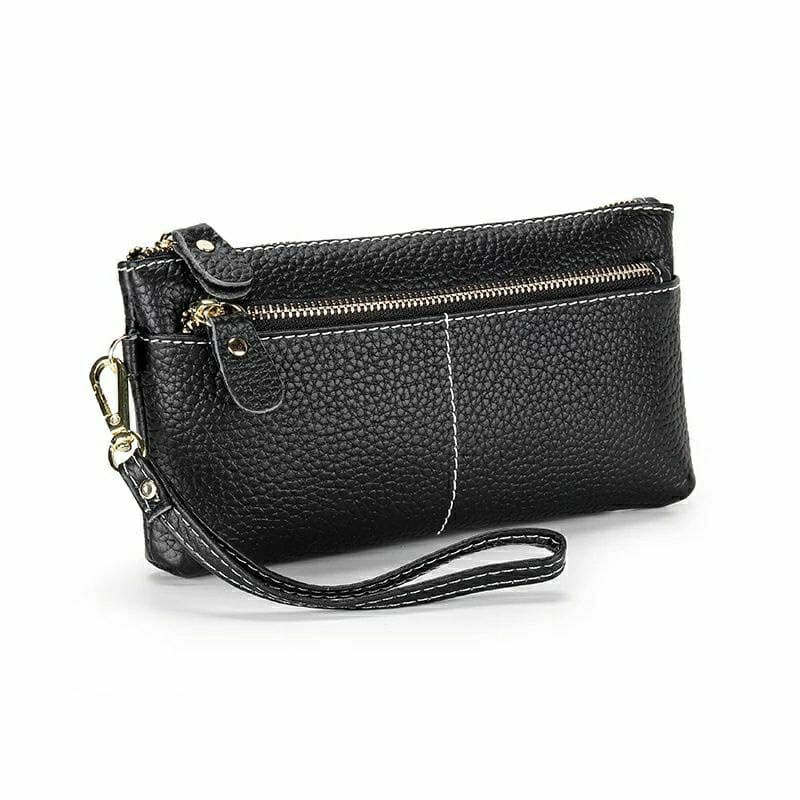 Dompet clutch kulit wanita asli kulit sapi clutch kulit wanita bahan kulit asli