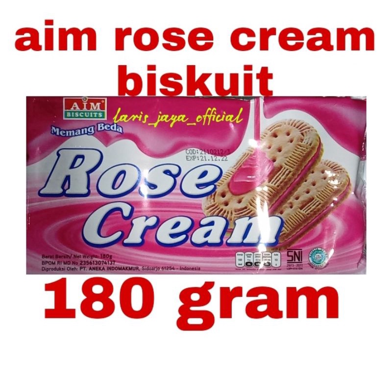 

Aim rose cream biskuit 180gram