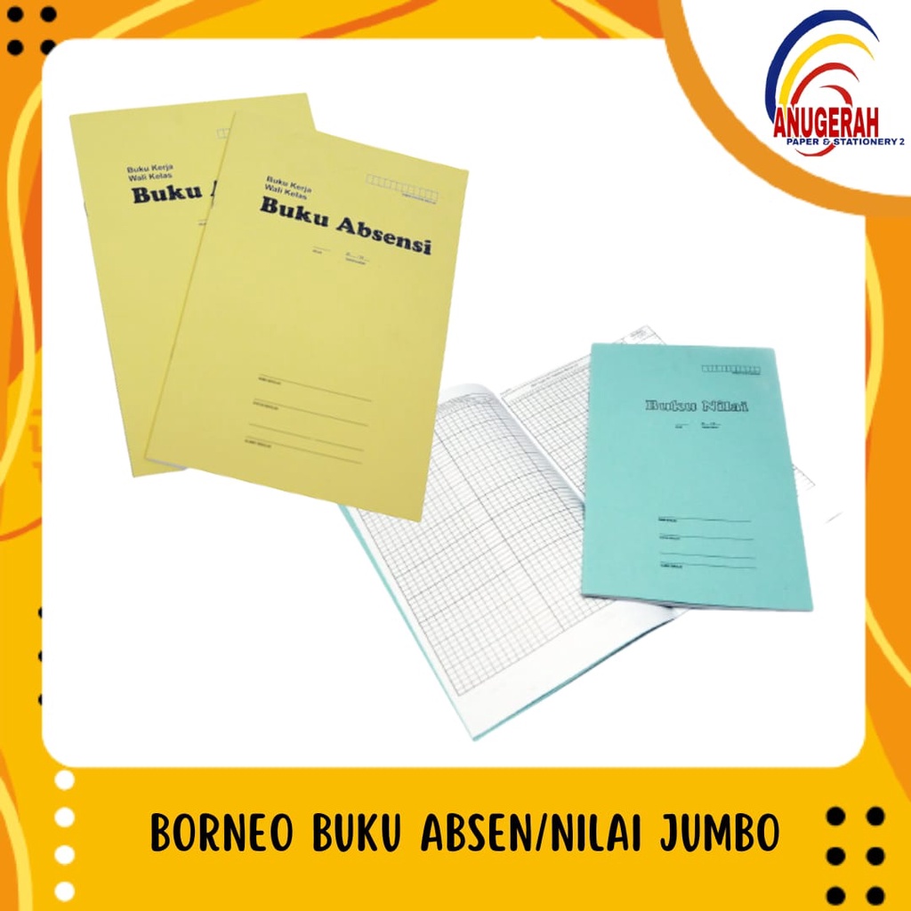 

BORNEO BUKU ABSEN NILAI JUMBO (PCS)
