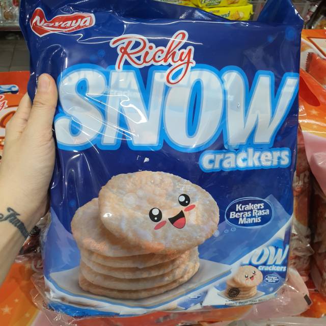 

NARAYA RICHY SNOW crackers biskuit beras manis