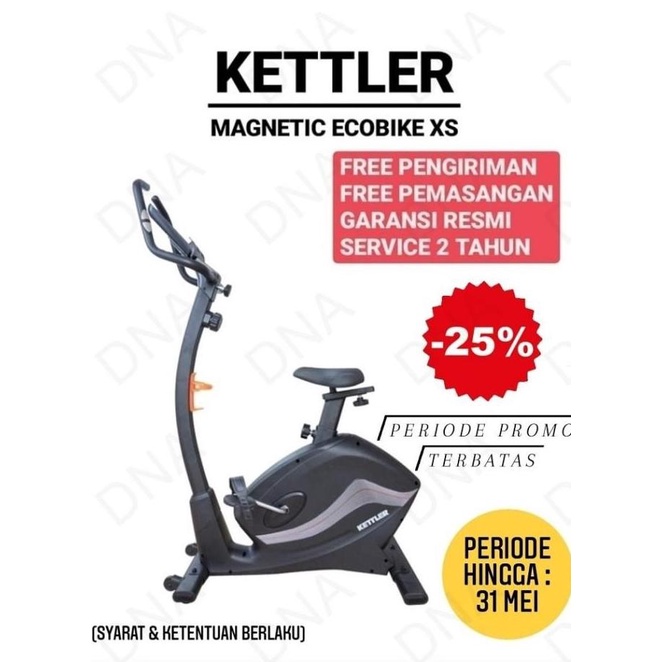 Sepeda Statis Kettler Magnetic Bike ECOBIKE XS - Olahraga Rumah