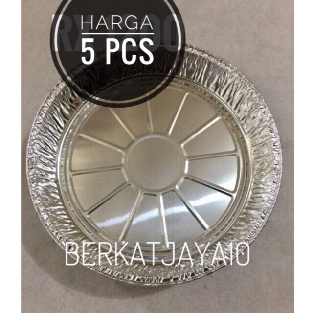 RX 1200 Aluminium Foil Tray (Isi 5 Pcs) alumunium cup Tanpa Tutup