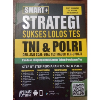 Buku Smart+ Strategi Sukses Lolos Tes TNI Dan POLRI, Panduan Lengkap Untuk Semua Tahap Persiapan Tes-1