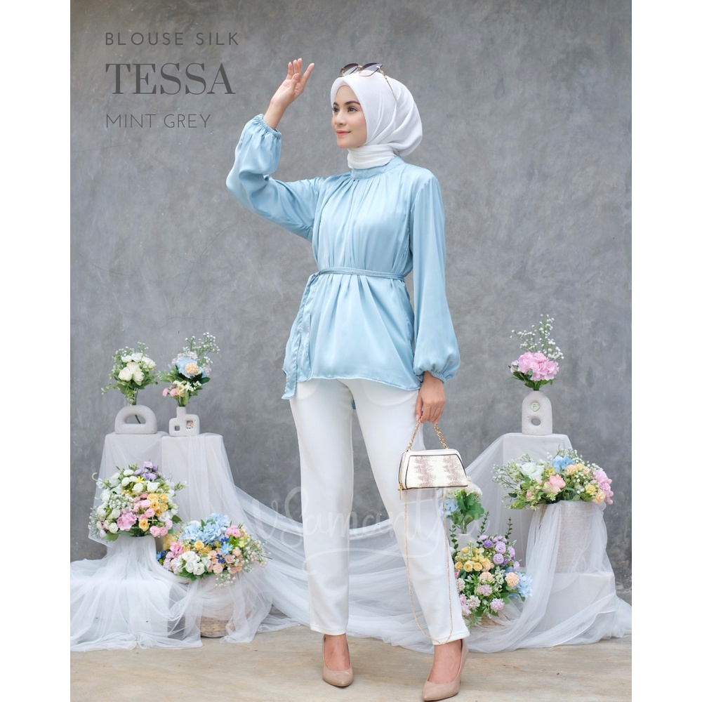 Blouse Silk Tessa / Top / Atasan