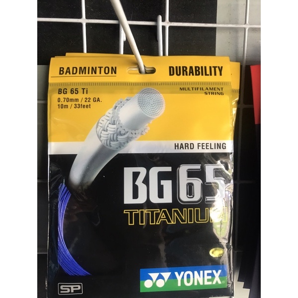 SENAR RAKET YONEX BG65 titanium ORIGINAL