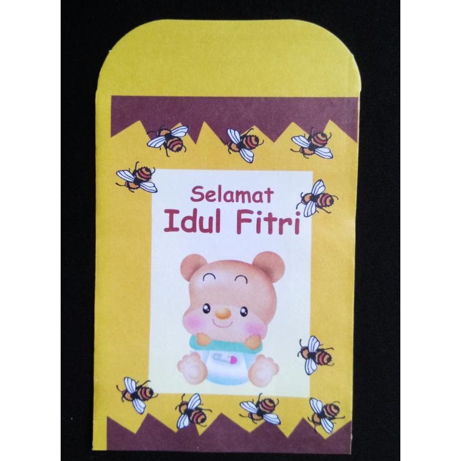 

HOT SALE amplop Lebaran motif bee and baby panda