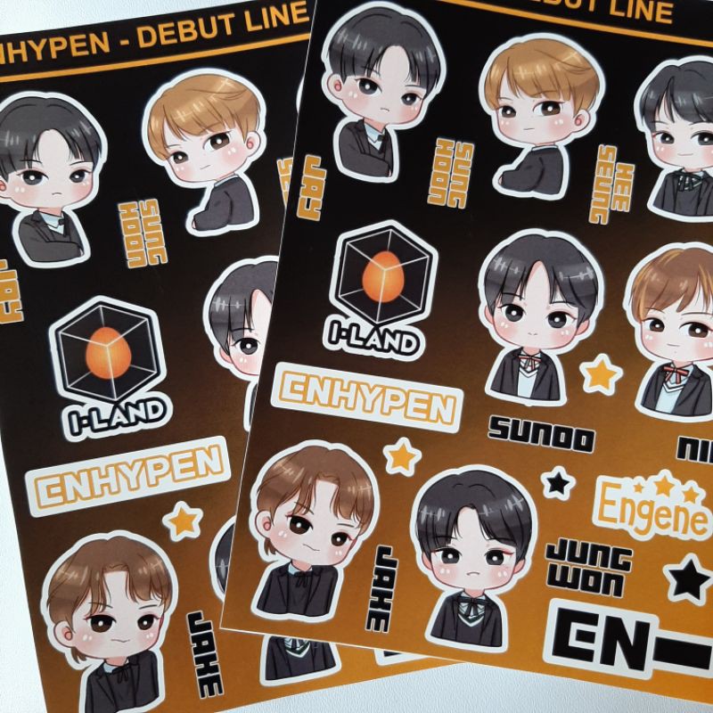 Sticker ENHYPEN I LAND chibi fanart