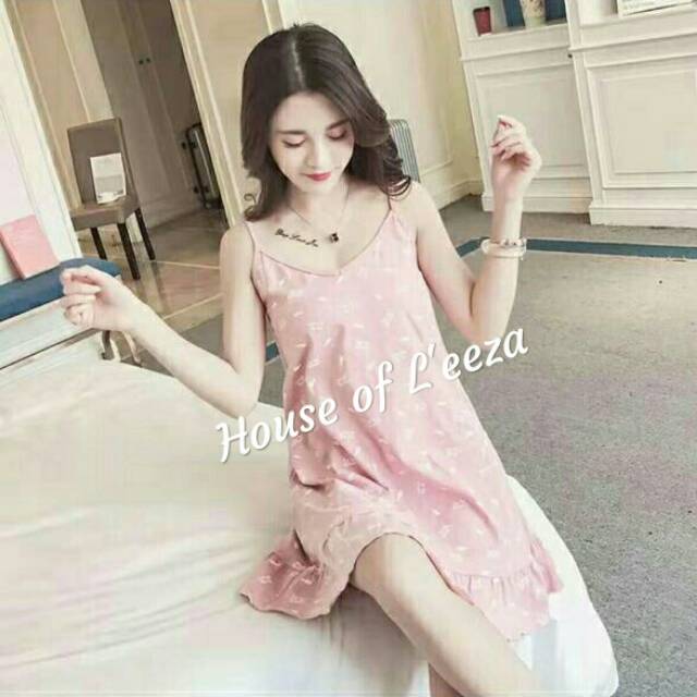 DASTER TALI SIMPLE/ Daster Lengan Buntung Import / Daster wanita terbaru / Daster Korean