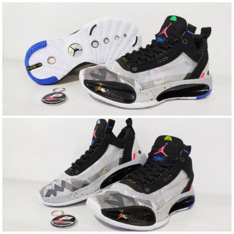Sepatu Basket Jordan 34 Print & Snow Leopard