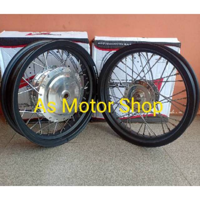 Sepaket velg sprint xd lebar 250 - 300 ring 14 tromol set beat Scoopy vario110 vario125 vario150 Gen