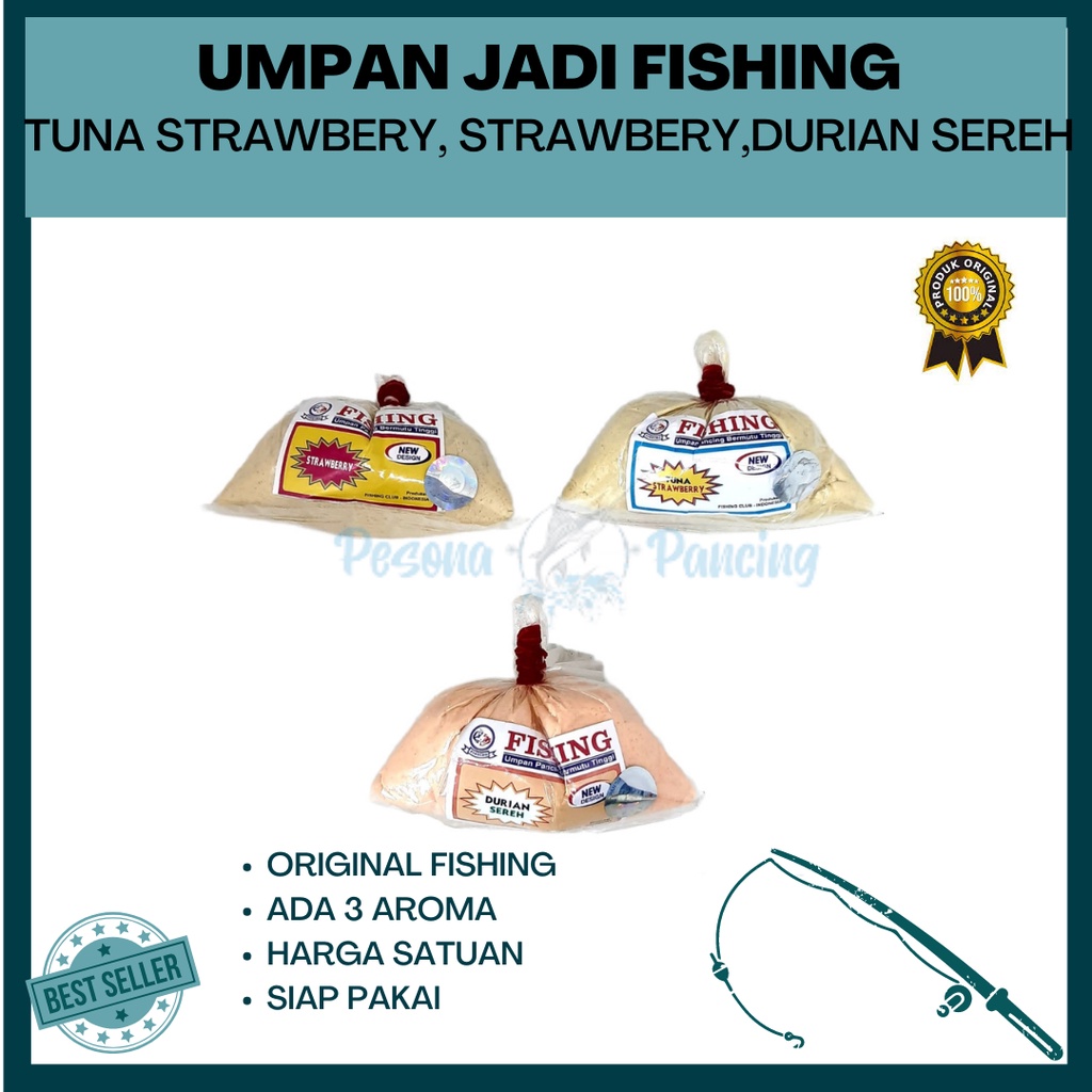 UMPAN JADI FISHING DIJAMIN GACOR ADA 3 AROMA