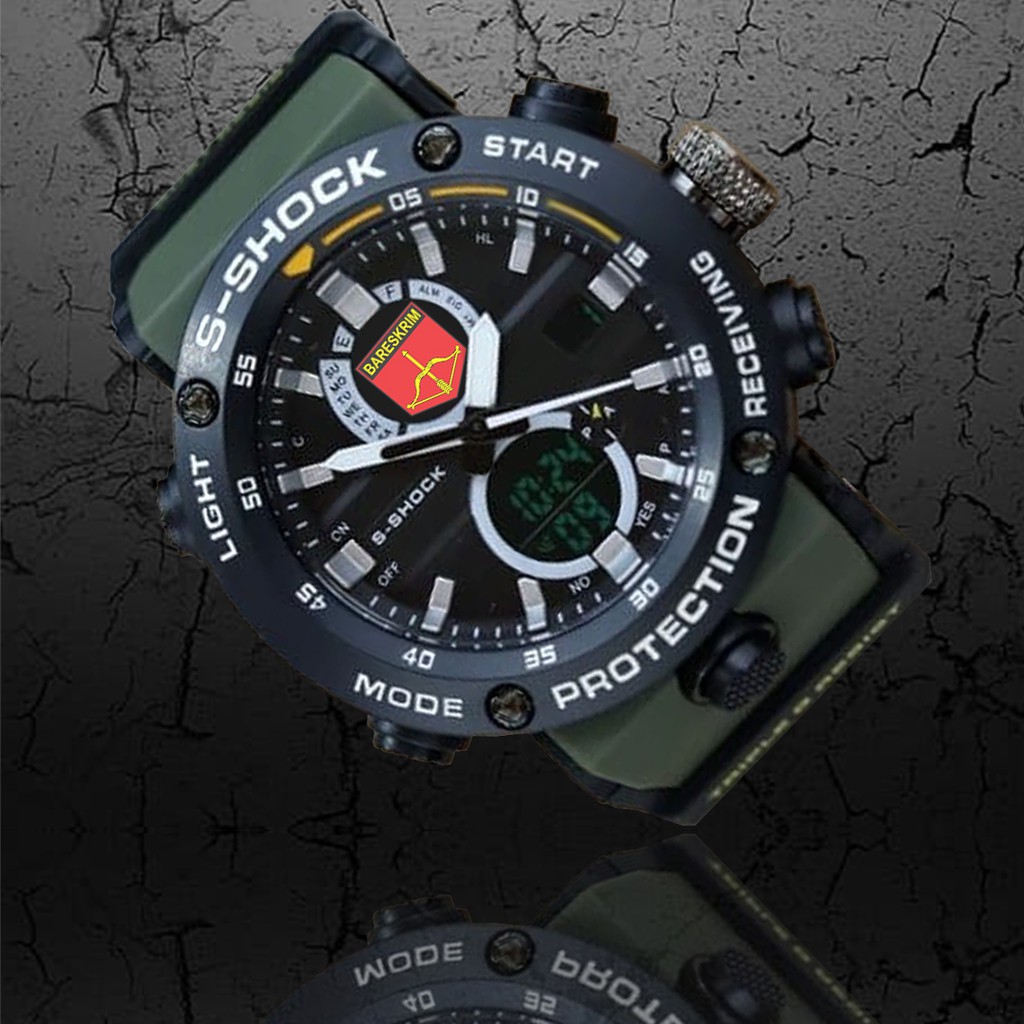 (WATER RESIST) Jam Tangan BARESKRIM DT - EXCLUSIVE