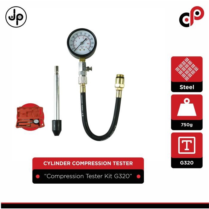Pneu | Cylinder Compression Tester G320 | Compression Tester Kit G320