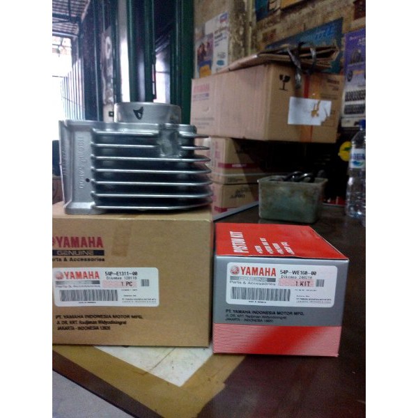 BLOK SEHER KIT PISTON DAN RING SEHER MIO J X RIDE MIO GT ORIGINAL YAMAHA