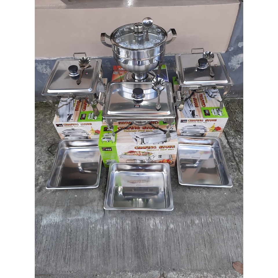 Prasmanan Set paket jumbo 3pcs + bulat SUPRA 28cm