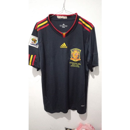 Jersey Spanyol/Spain Away 2010 Final kw (Bekas)