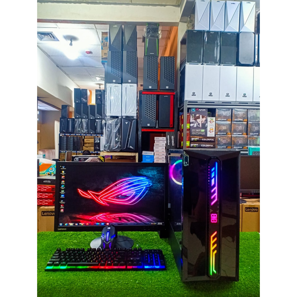 PC GAMING EDITING CORE I7-RAM 8GB-HDD 500 GB-SSD 120GB-VGA 4 GB-MONITOR 22 INCH