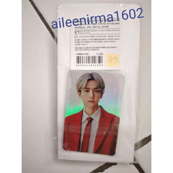 BAEKHYUN (PC ONLY) PHOTO KEYRING SET EXPLORATION