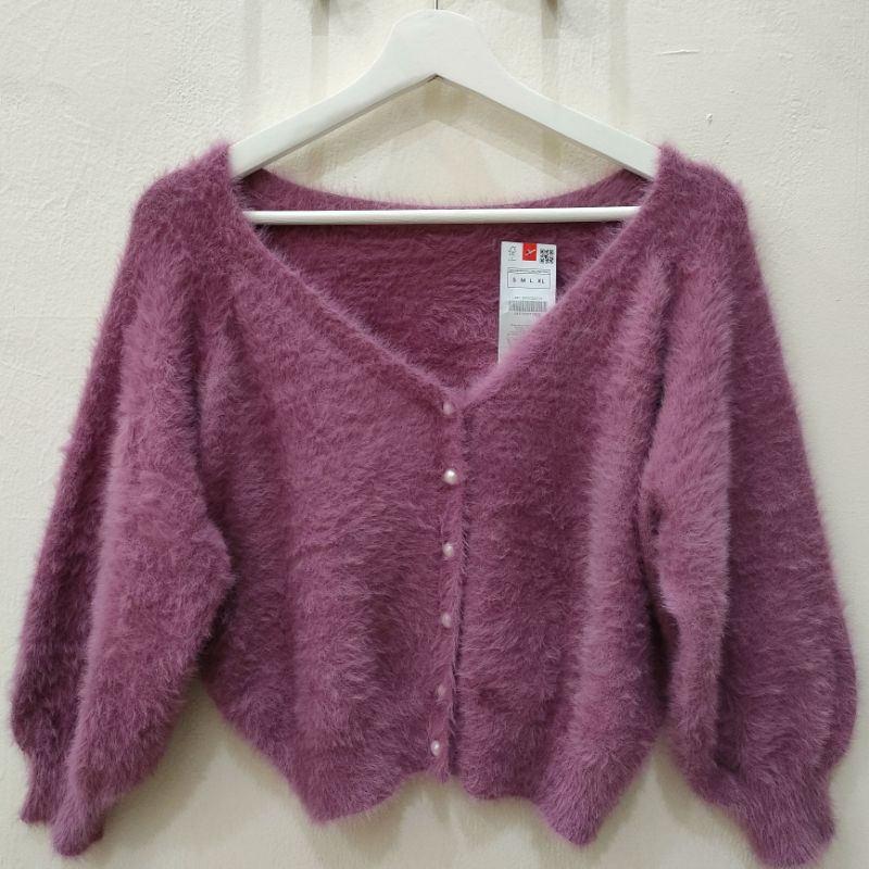 Cardi fuzzy Rope Picnic Dusty