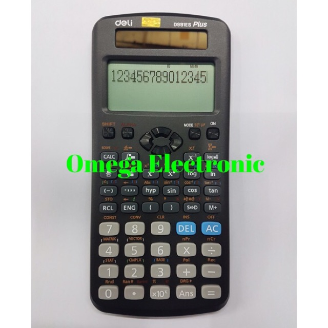 

Deli Calculator FX-991ES PLUS - Scientific Kalkulator Ilmiah Sekolah D 991ES PLUS