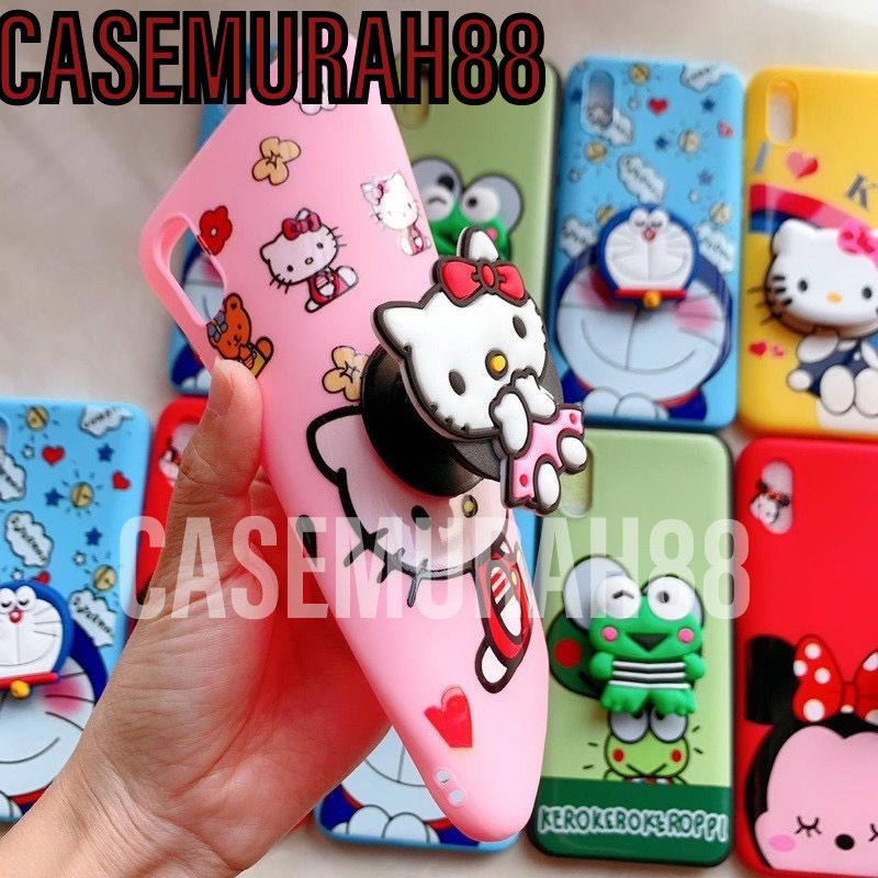 SOFTCASE VIVO V20 SE S1 S1PRO V20 Z1 PRO V17 V19 Y51 Y53S Y53/SOFT CASE KARTUN/KARAKTER + POP SOCKET