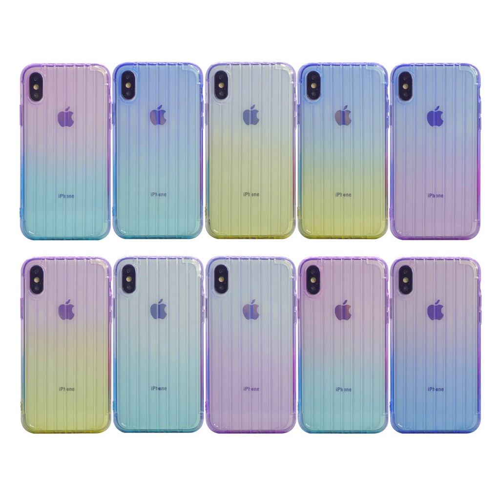 Softcase Clear  Oppo A7/A12/A5S - Oppo A9 2020 - Oppo A91 - Oppo A92 Motif Koper Colorway