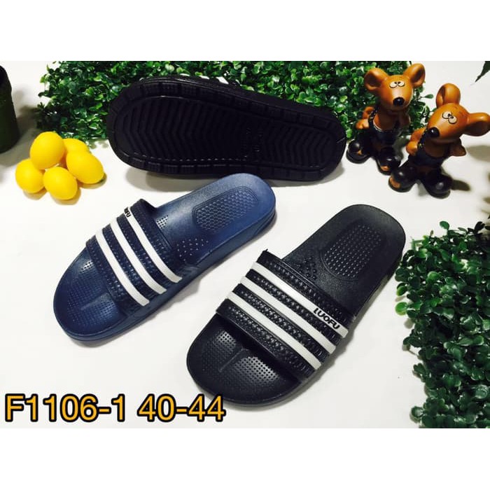 MURAH SENDAL / SANDAL SLOP PRIA CWO LEBARAN PUASA 1106-1  cowok luofu kop karet import RAMADHAN KADO