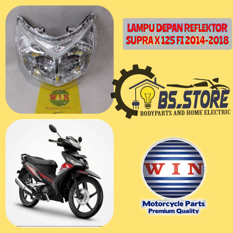 LAMPU DEPAN REFLEKTOR SUPRA X 125 FI 2014 2015 2016 2017 2018