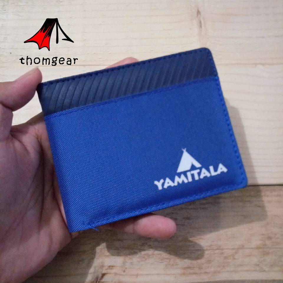 Thomgear Yamitala Dompet Lipat Resleting Outdoor Bahan Kanvas Dan Kulit Sintetis Berkualitas