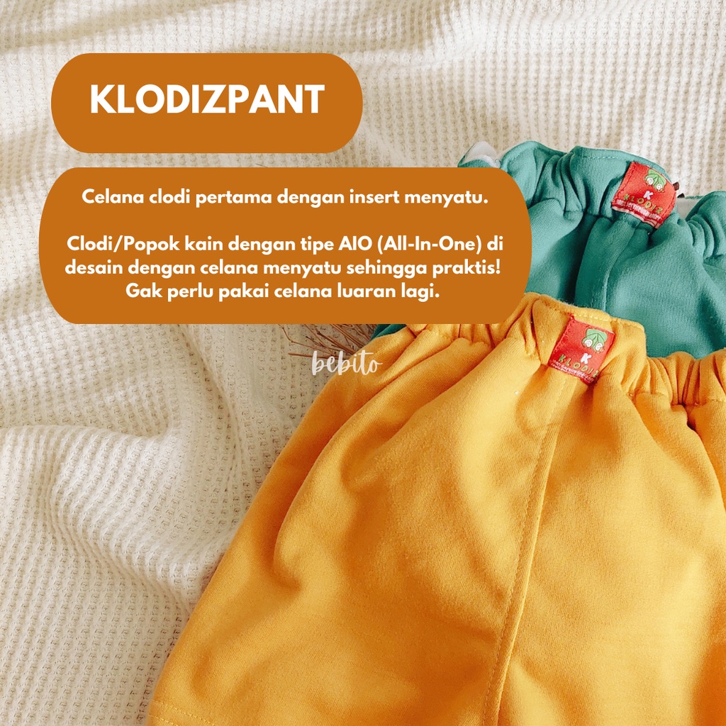 KLODIZ PANT Clodi Celana Popok Kain Praktis | BEBITO