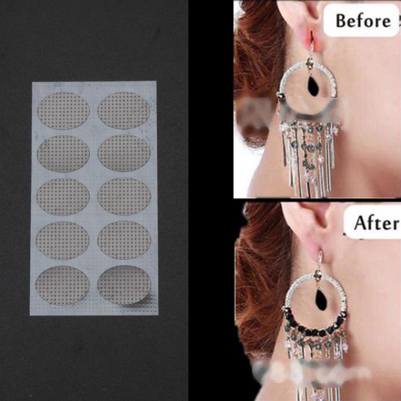 SIY  300Pcs Invisible Earrings Stabilizers Ear Holes Protective Waterproof Patches Earrings Support Patches for Earrings