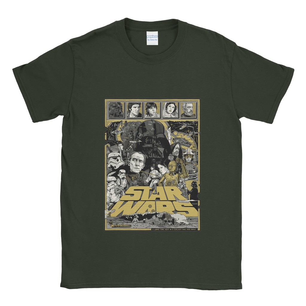 Baju Kaos Tshirt Star Wars Poster