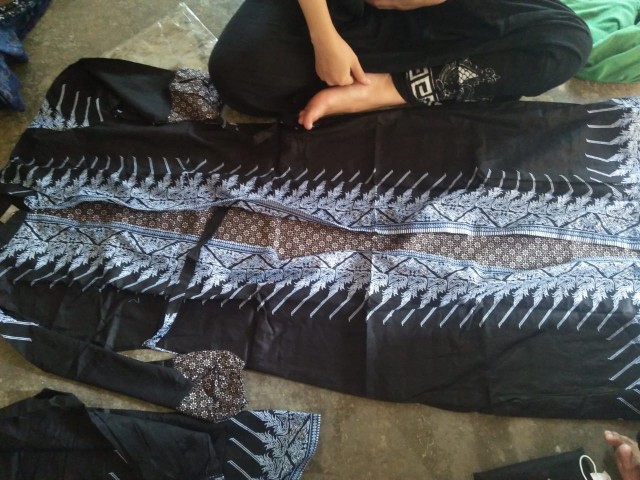 Coplebatikterbaru/gamis Wanita/gamis Batik/baju Muslim Wanita/gamis Syari/cople Terbarua/baju